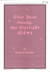 Clap Your Hands the Starlight Gl SATB choral sheet music cover